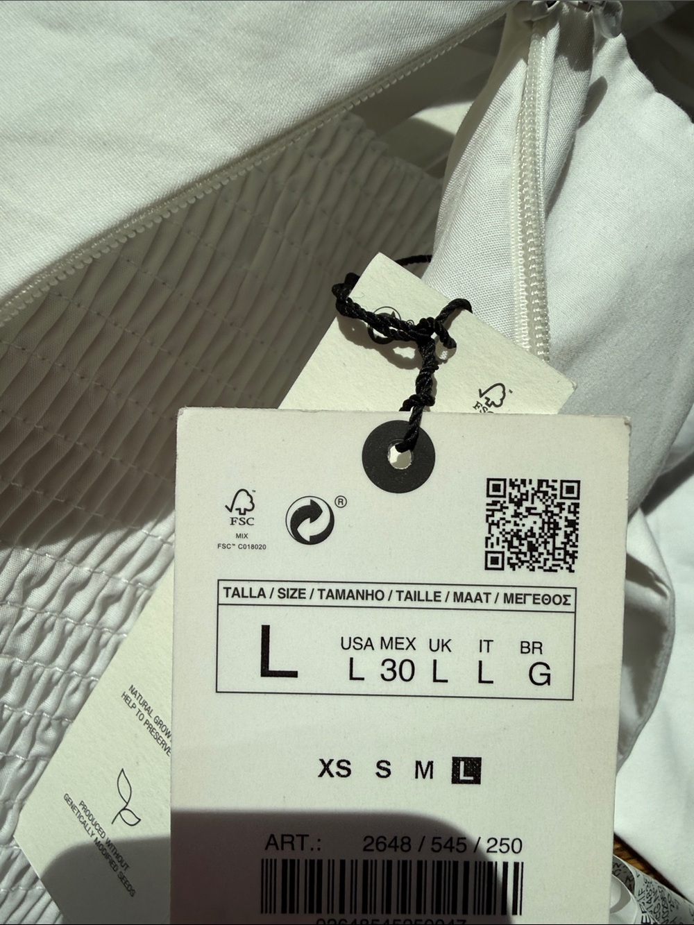 Zara White One-Shoulder Ruffle‎ Crop Top - Picture 17 of 17
